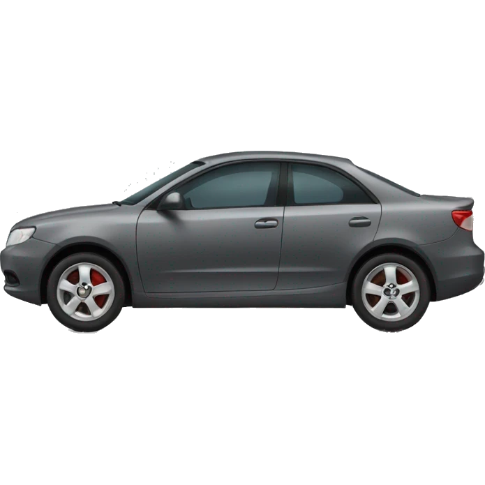 a gray car wearing black pants  emoji