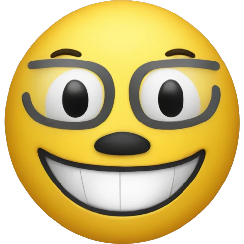 Smiley with fun mask emoji