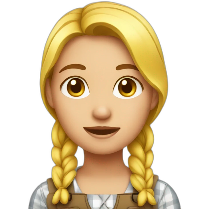 Farm girl emoji