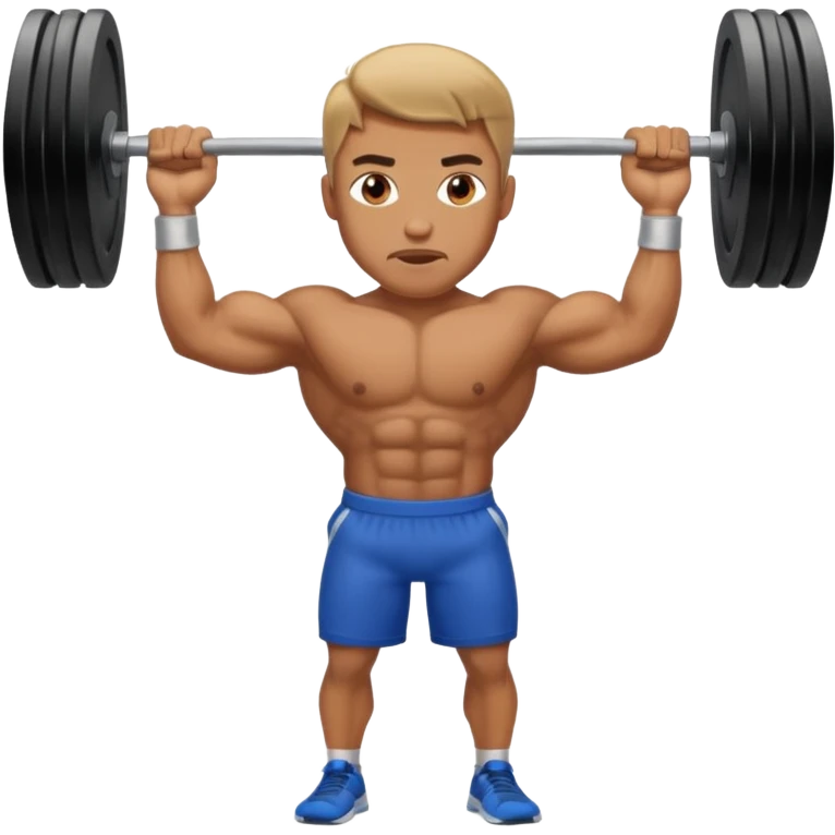 man lifting weights

 emoji