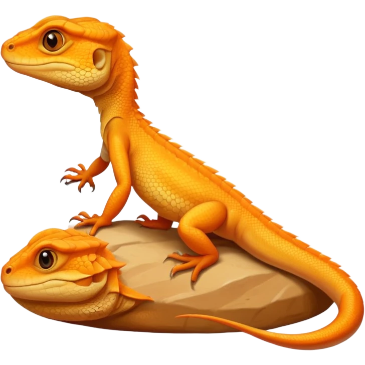 orange lizard emoji