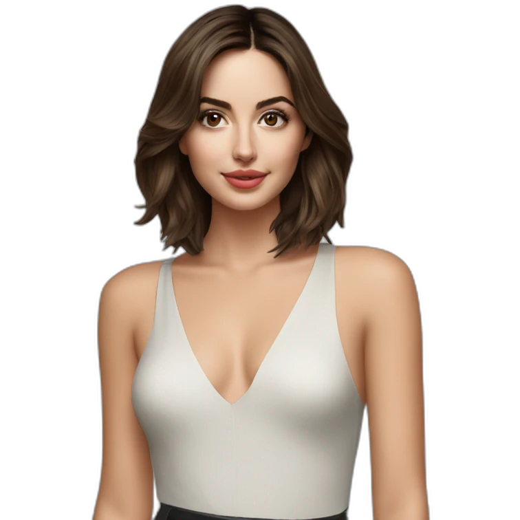 Ana de armas brunette emoji
