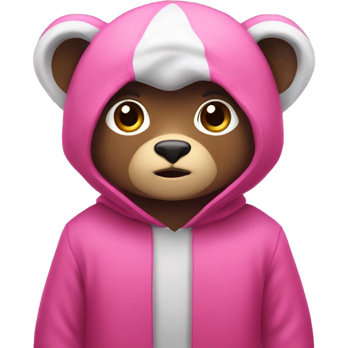 oso con manta rosa emoji