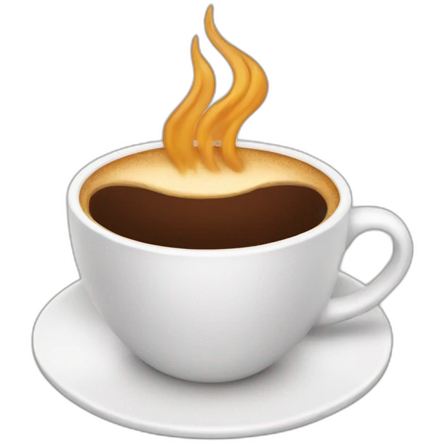 hot coffee emoji