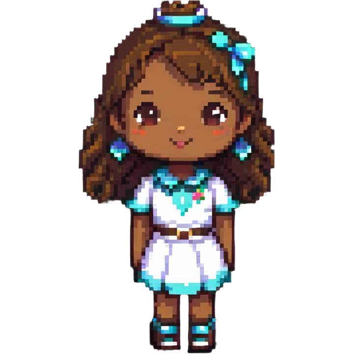 cute brown girl emoji