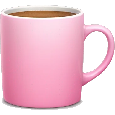 aesthetic pink mug emoji