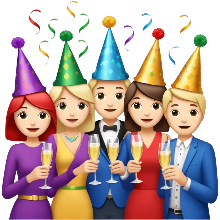 Happy holidays greetings emoji