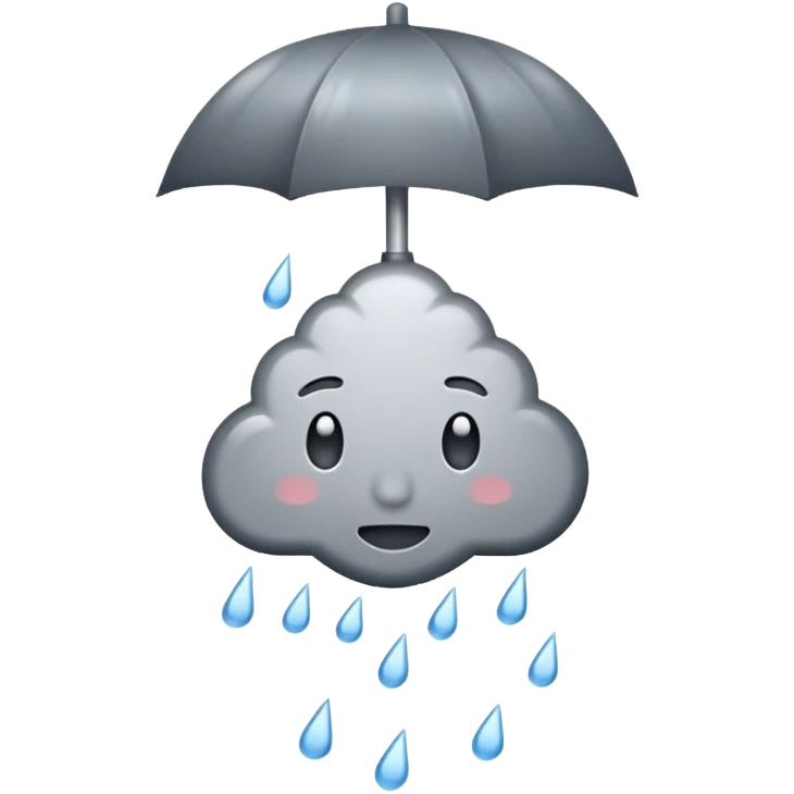 rain emoji