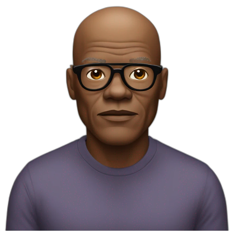 bald samuel l jackson clean face emoji