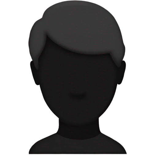 person silhouette emoji