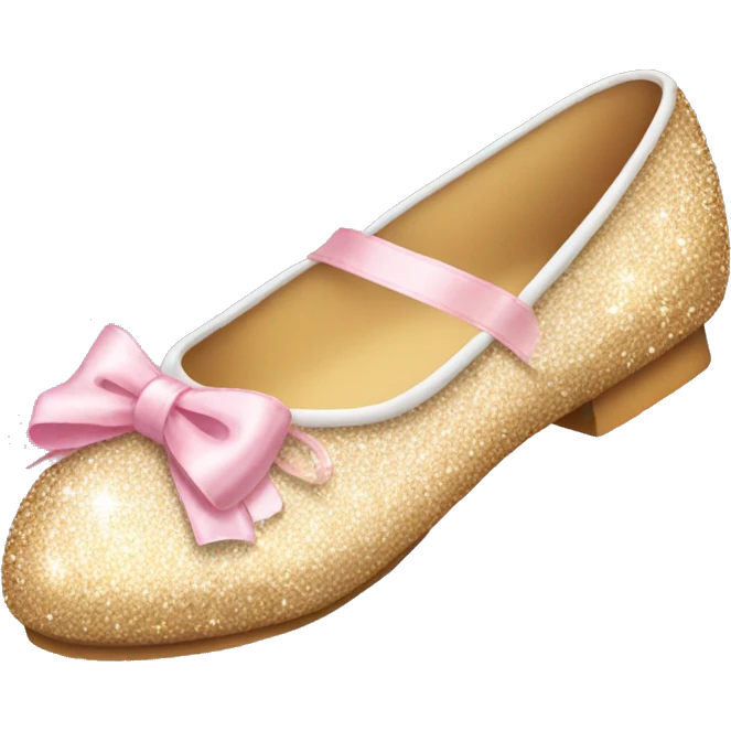 Sparkly ballerina shoes  emoji