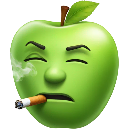 Apple smoking  emoji