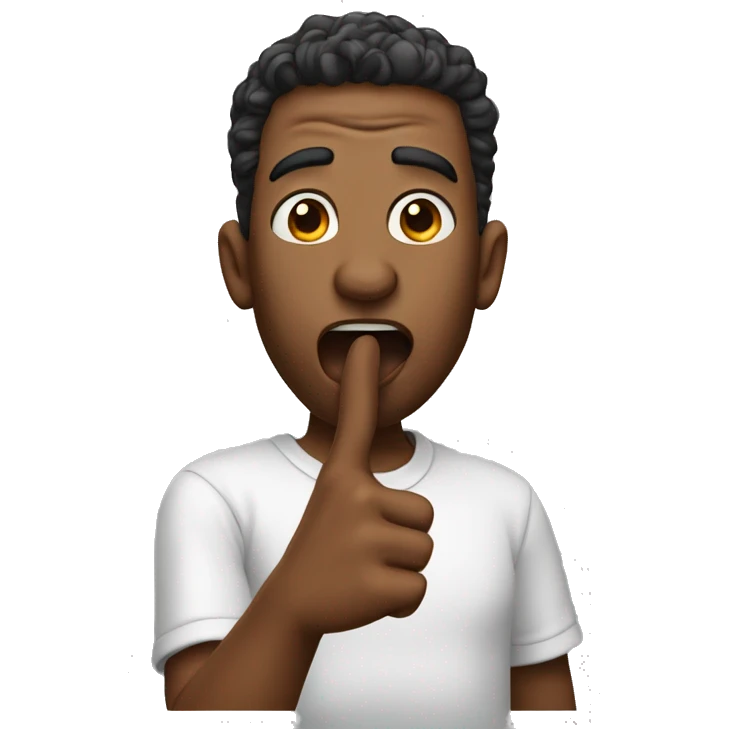 a man sticks out his tongue and makes a horn gesture with his hands emoji