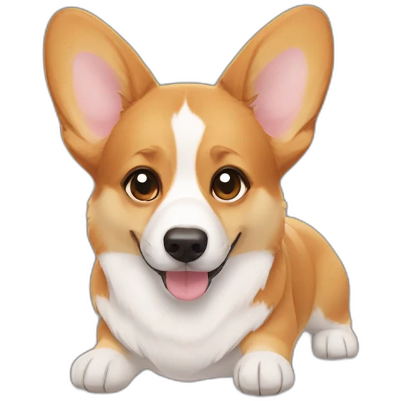 corgi heart eyes emoji