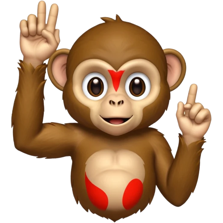 monkey flipping me off emoji