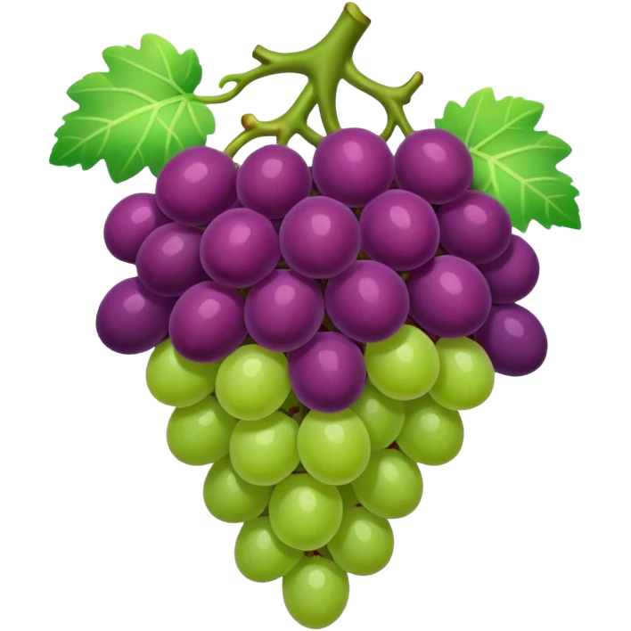 knitted fruit grape   emoji