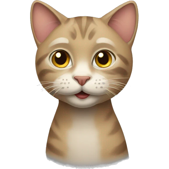 Different cat poses emoji