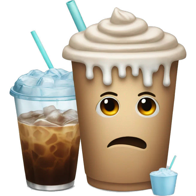 Iced coffe emoji