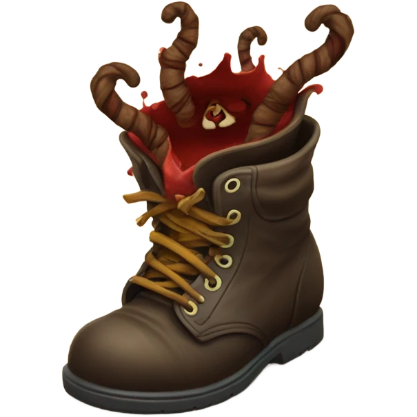   Krampus poop in a shoe emoji