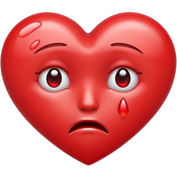 😭+❤ emoji