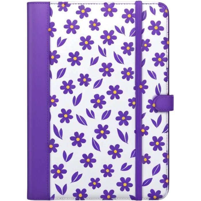 journal white and purple emoji