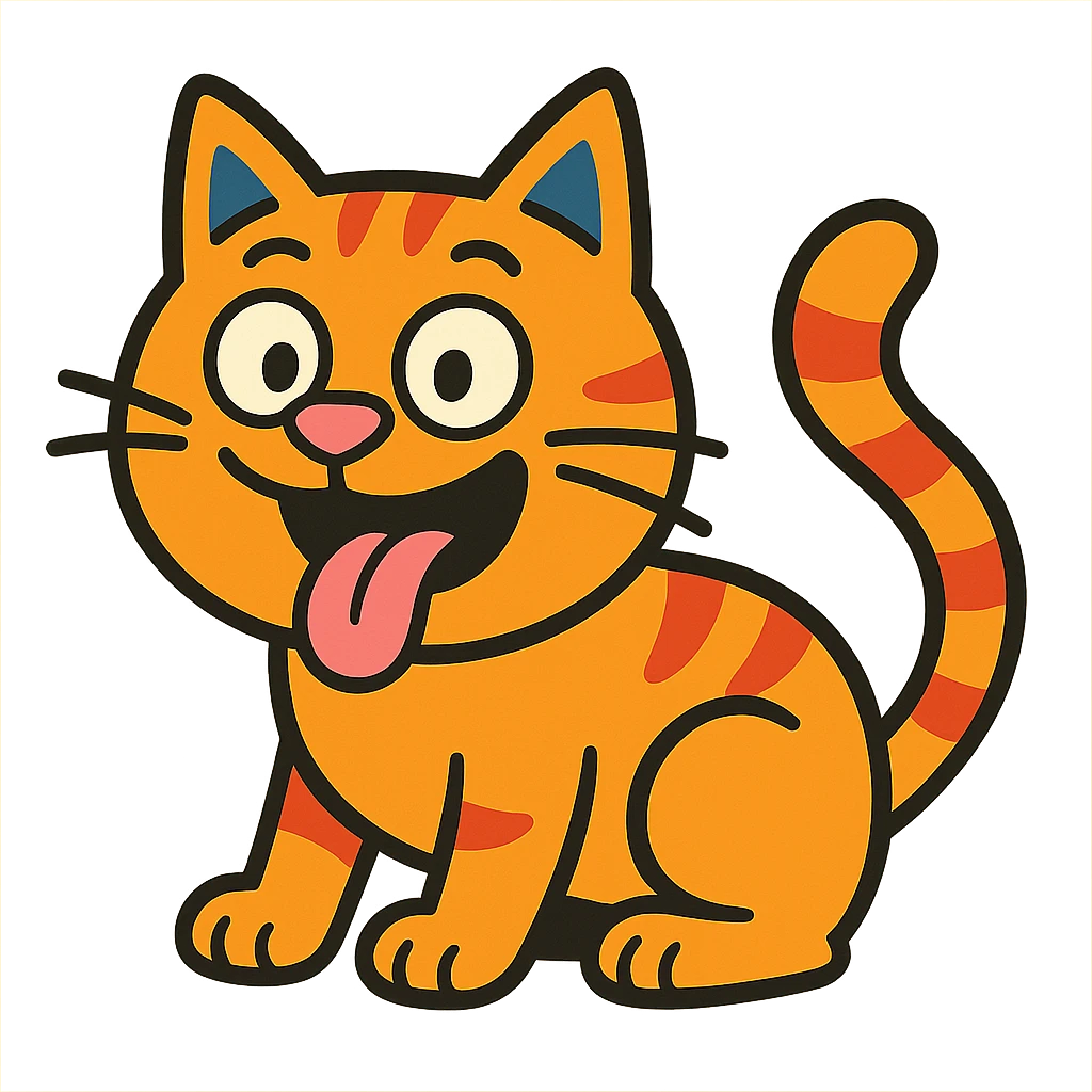 silly cat emoji