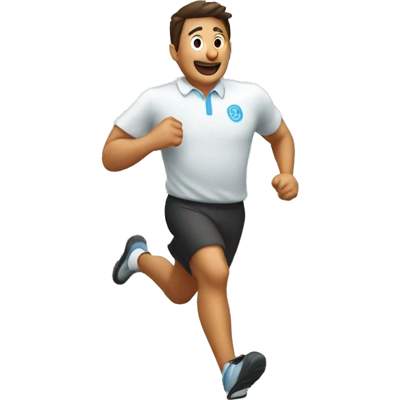 Un ladrón corriendo  emoji