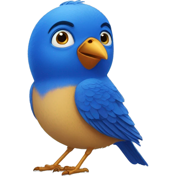pixar blue birds emoji