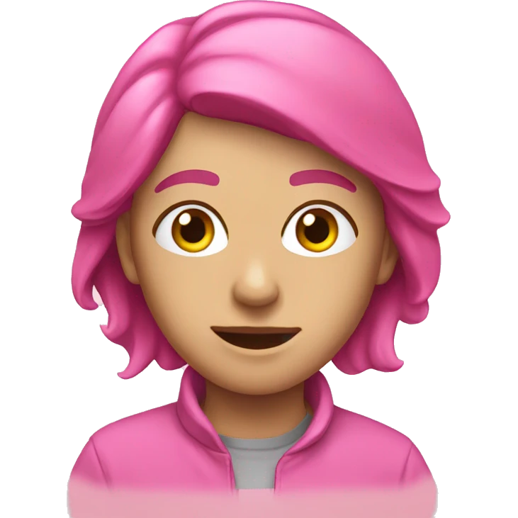 Pink emoji