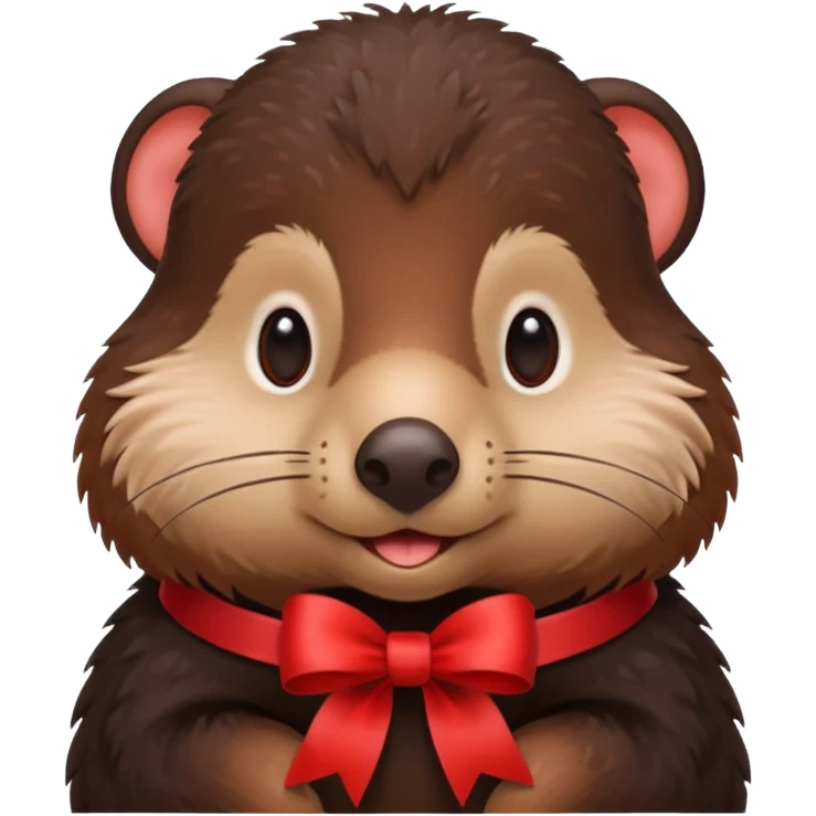 mole with ribbon emoji