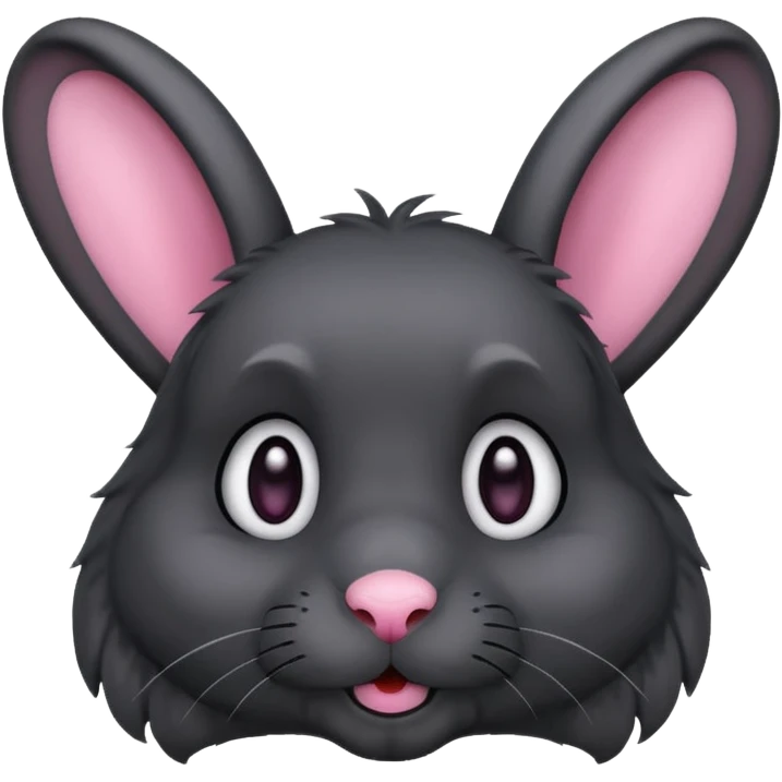 conejo negro emoji