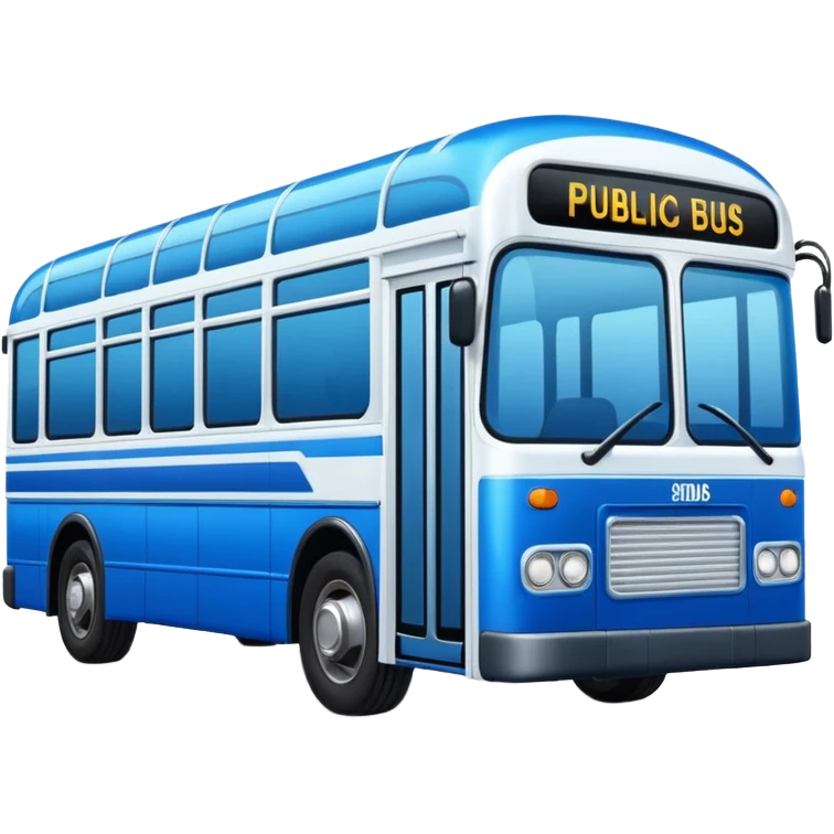 public bus emoji