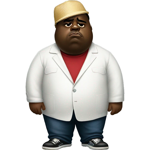 Notorious BIG sad emoji