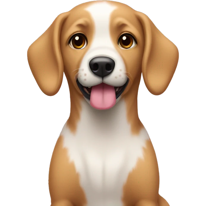 Perro rosa  emoji