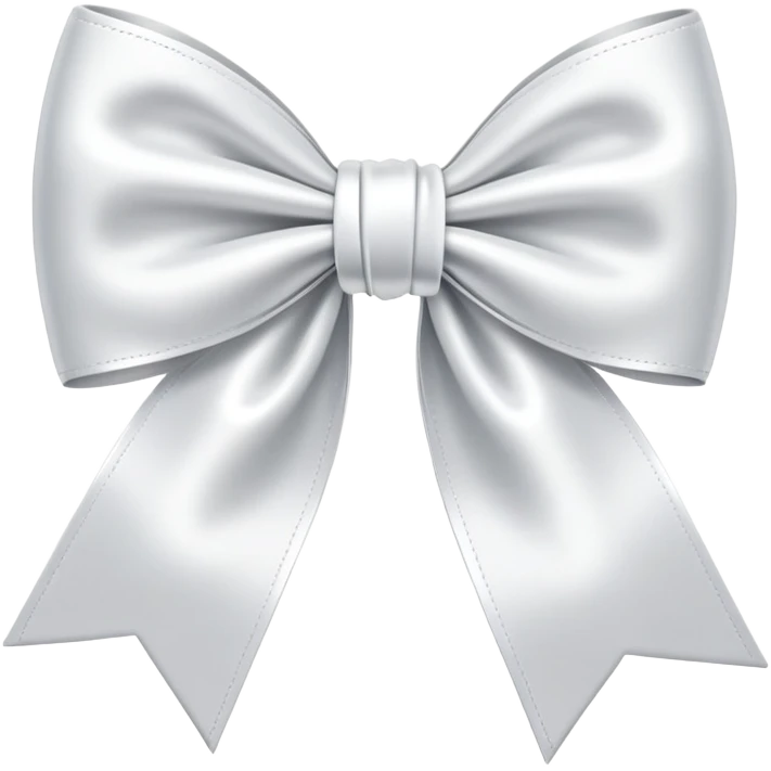 white bow emoji