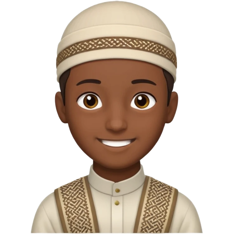 Muslim teenage boy emoji