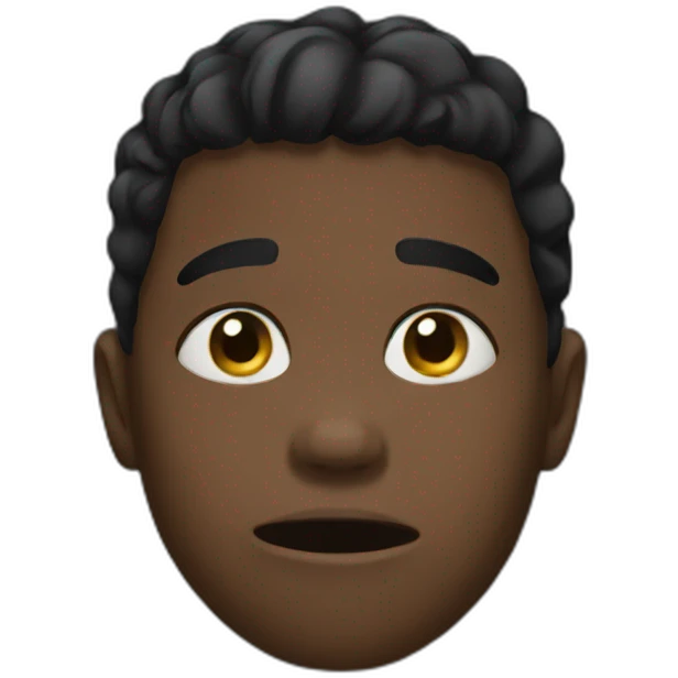 Black boy cry emoji