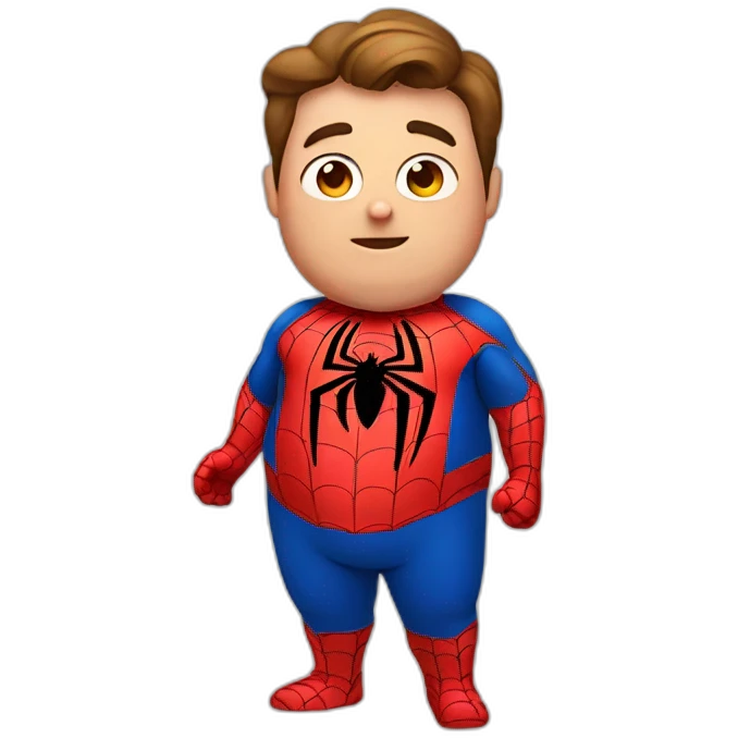 fat spiderman emoji