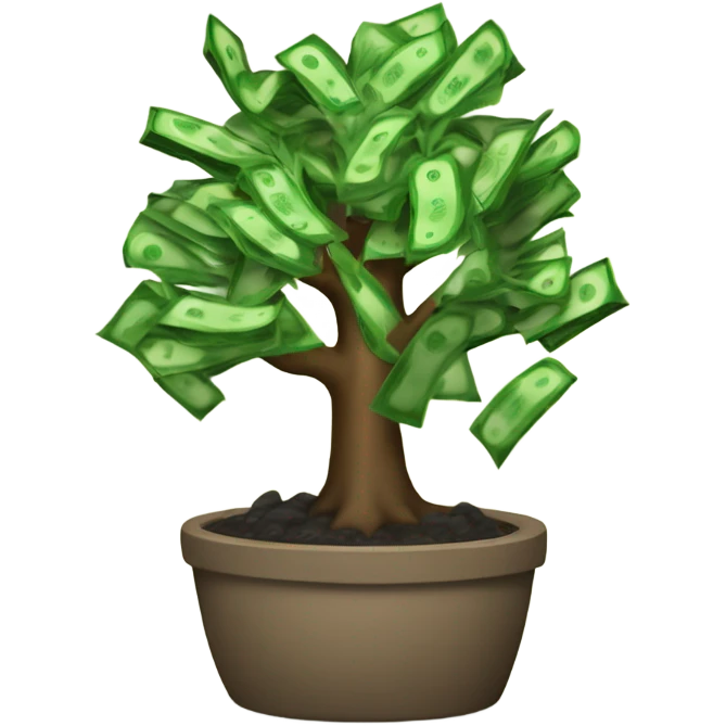 Money tree emoji