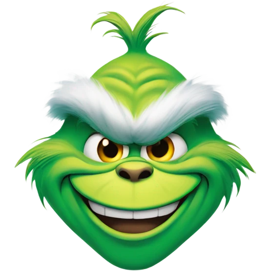 the grinch smile emoji
