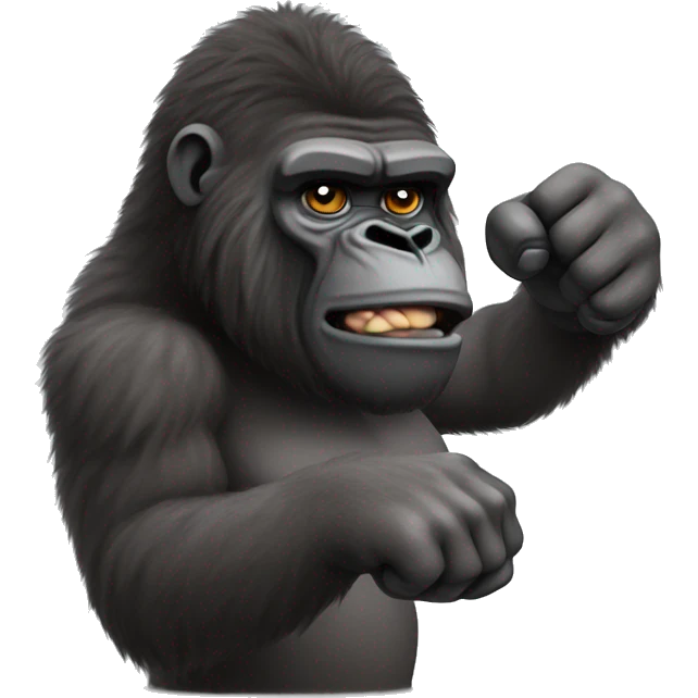 hairy gorilla hand thumbs down emoji