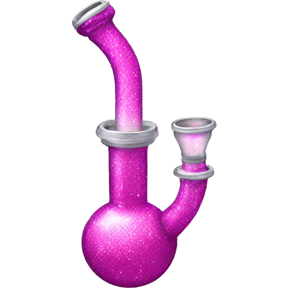  pink sparkly bong emoji