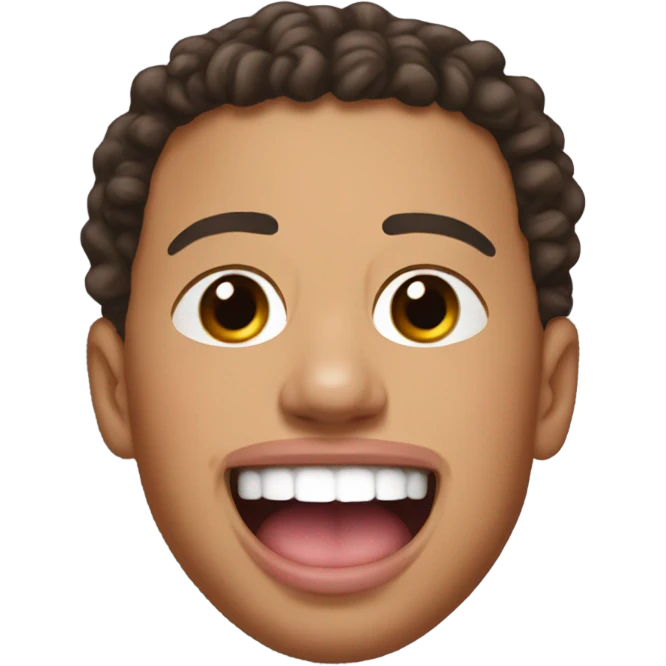Patrick Mahomes sticking his tongue out emoji