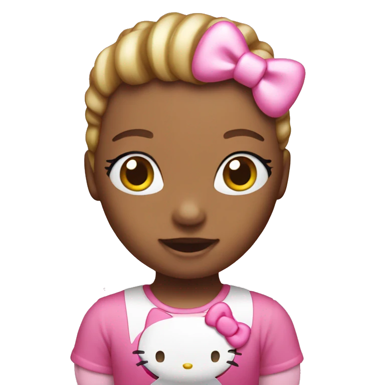 pink hello kitty  emoji