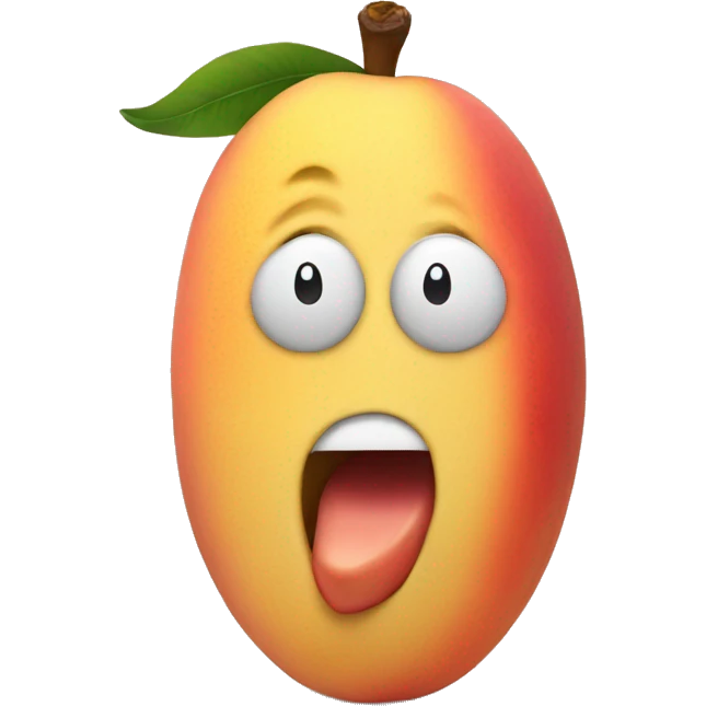 peach eating banana  emoji