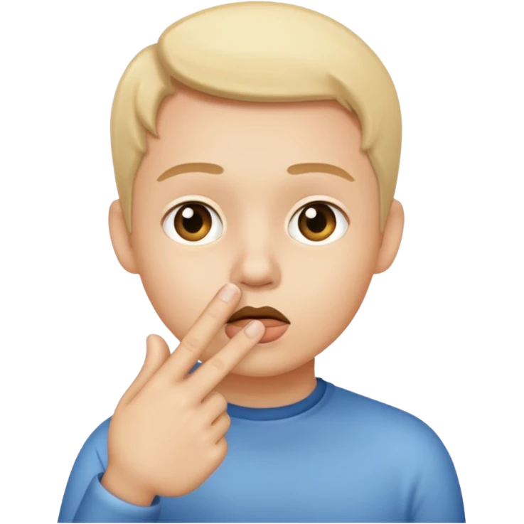 shushing finger emoji