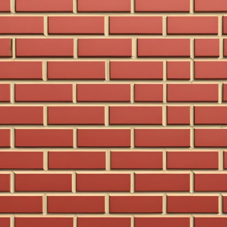 brick wall viewed from the side, perspective view emoji