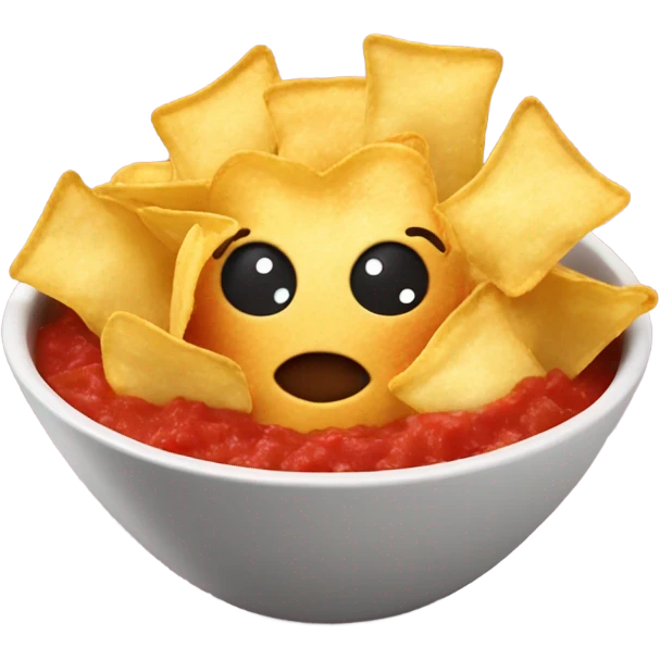cute chips and salaa emoji