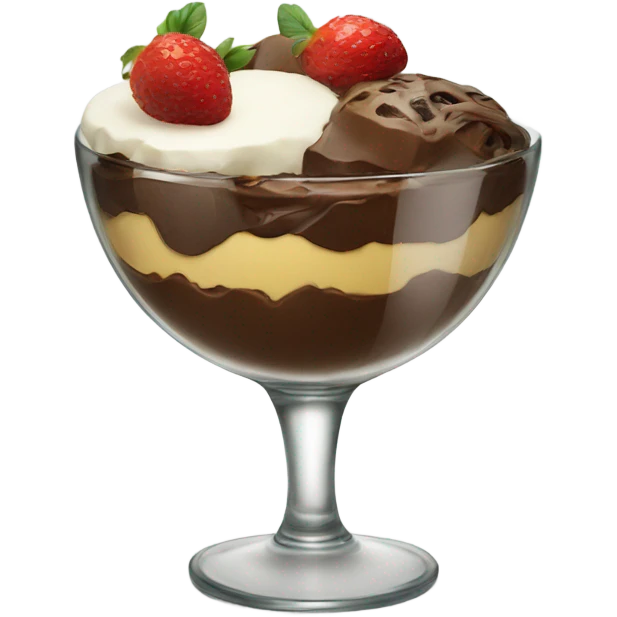 Dessert in glas emoji