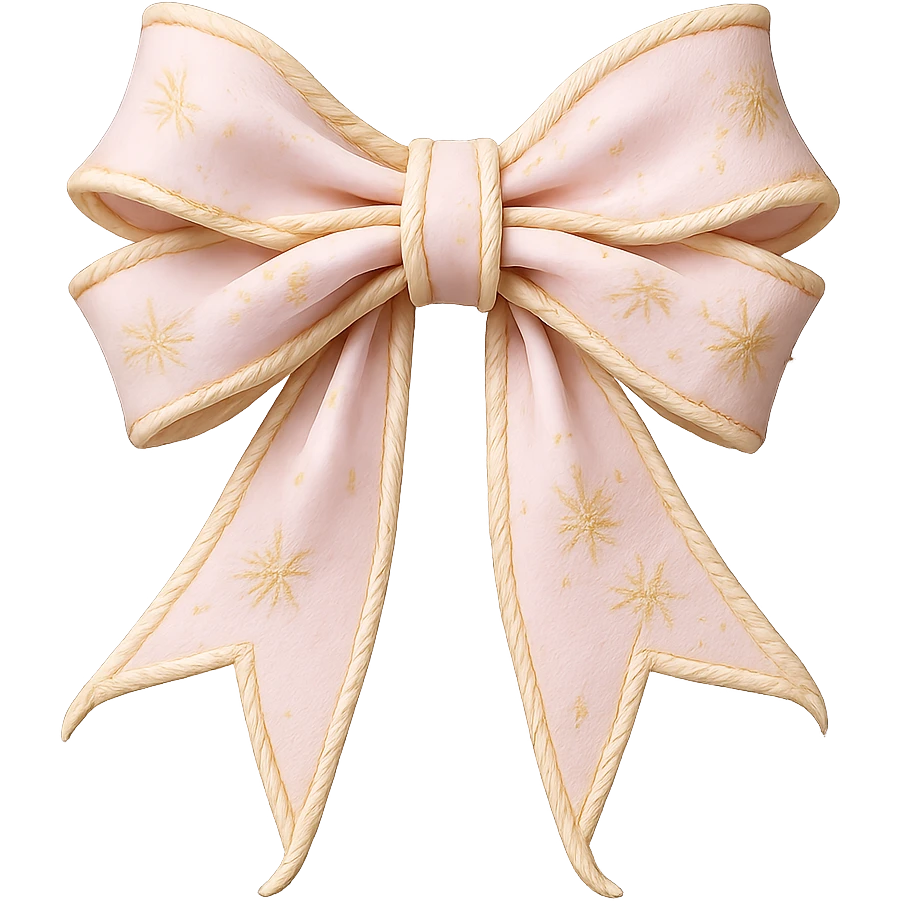 Make the gothic bow pastel colored in a photorealistic style. Keep the background transparent if possible. emoji